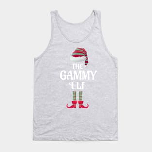 The Gammy Christmas Elf Matching Pajama Family Party Gift Tank Top